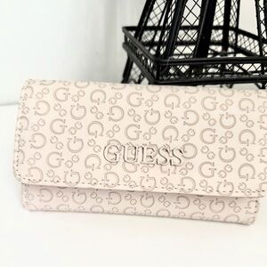 Guess Beige Logo Wallet